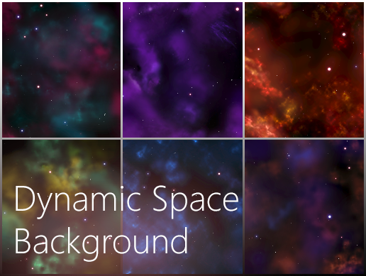 Dynamic Space Background