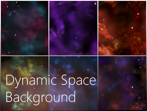 Dynamic Space Background by DinVStudio