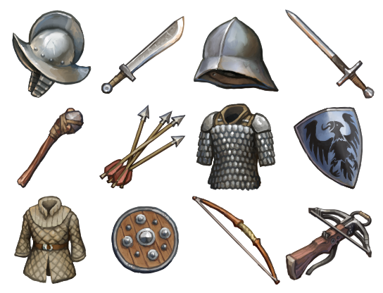 Icons: Medieval Arms & Armor by David Baumgart