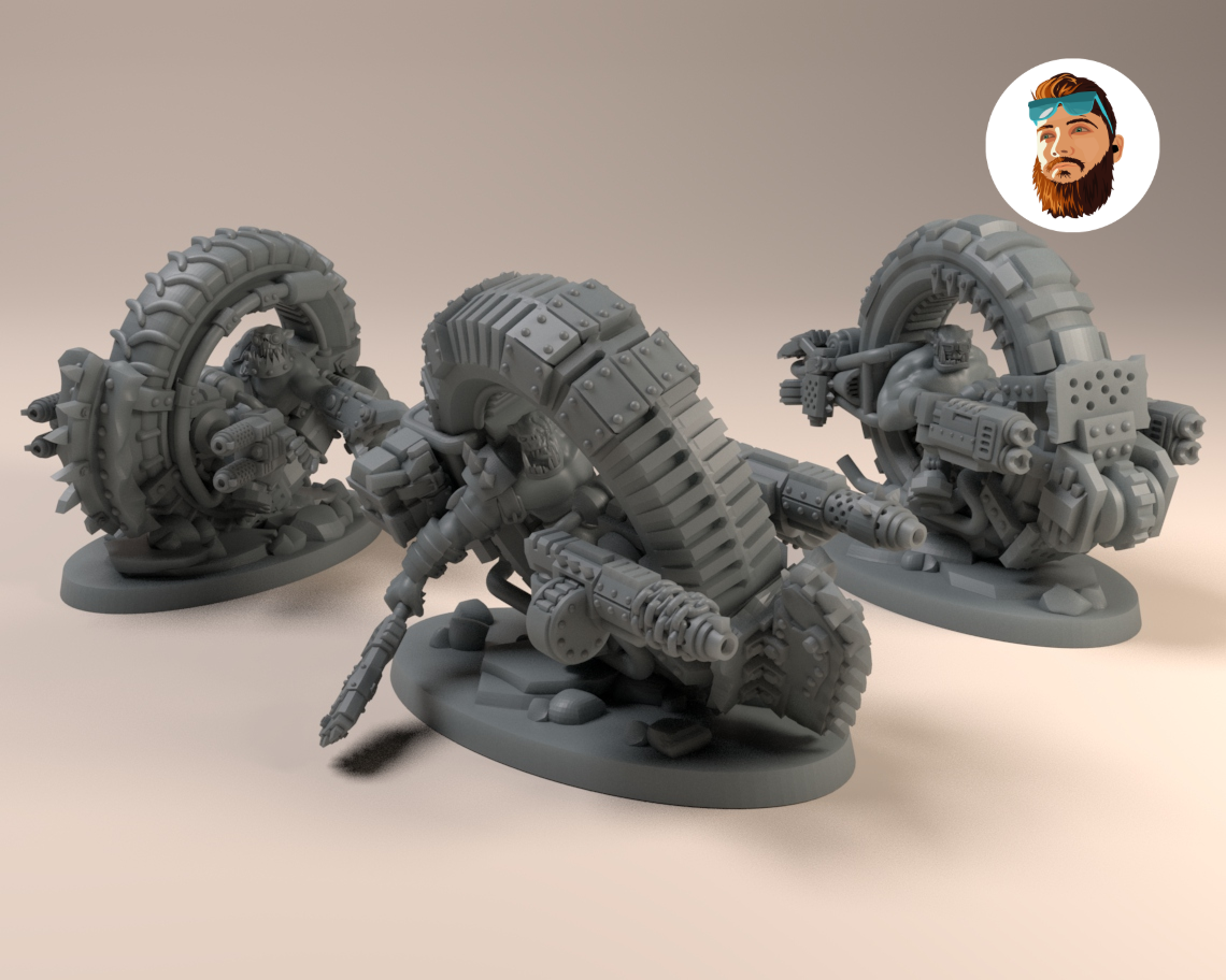 Cover image for Orc Vehicles Assault: Monowheel Gang
