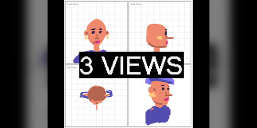 Cover image for Itmas - Three-View 3D Sculpting