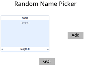 Random Name Picker