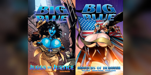 Cover image for Big Blue volumes 1&2 -- Developed, Dangling Dames at a Discount!