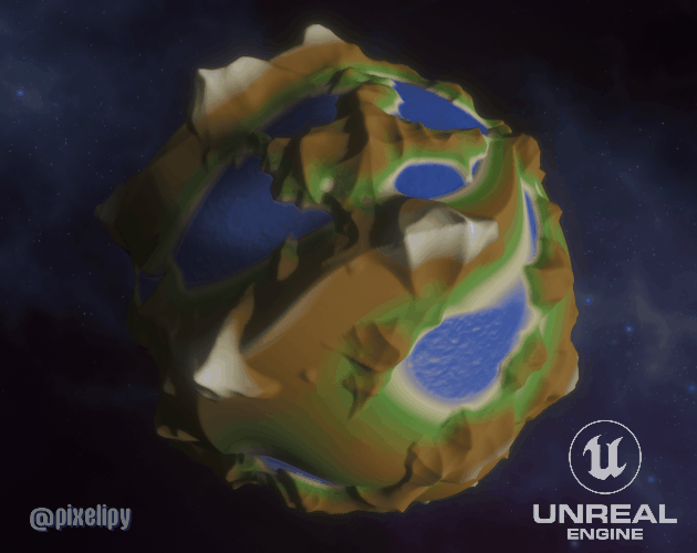 ProcPlanets - Procedural Planet Generator by pixelipy
