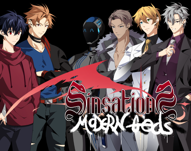 Cover image for Sinsations 2: Modern Gods Demo - A BL / Yaoi Visual Novel