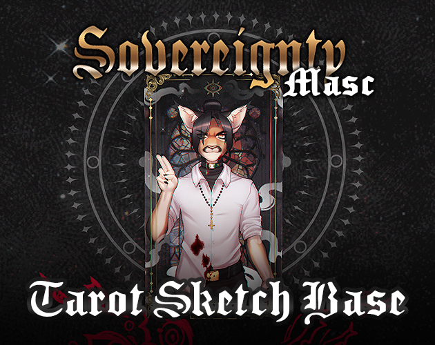 Cover image for Sovereignty Tarot Sketch Base - Masc