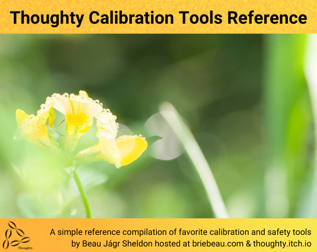 Thoughty's Calibration Tools Reference Sheet