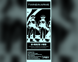 C-RATS#03:Twins In Arms   - A pamphlet for the FIST TTRPG 