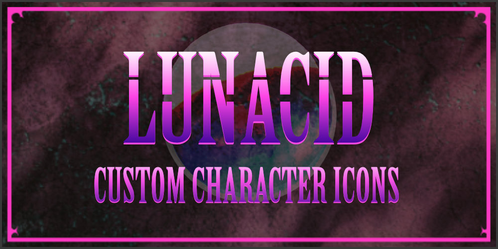 LUNACID: Character icons pack