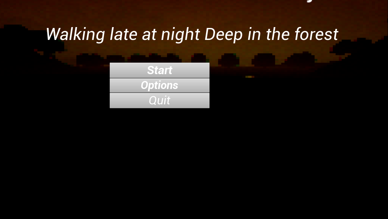 Cover image for A Walk late at night in the deep forest
