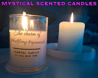 Four Mystical Scented Candles  