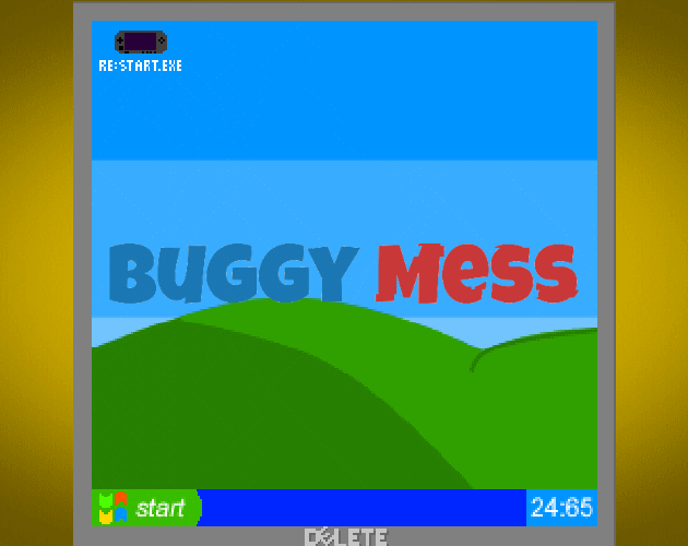 Buggy Mess by MEGAgameBoy for REStart! The 2022 PSP Game Jam itch.io
