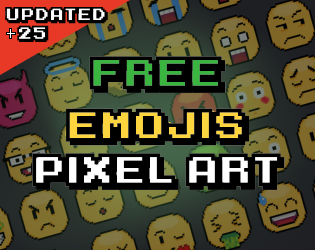 Emojis pixel art updated - Emojis pixel art by Arlan_TR