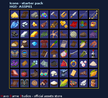 Icons - Starter Pack by Haxo Game Studios