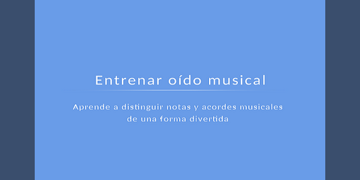 Cover image for Entrenar Oído Musical