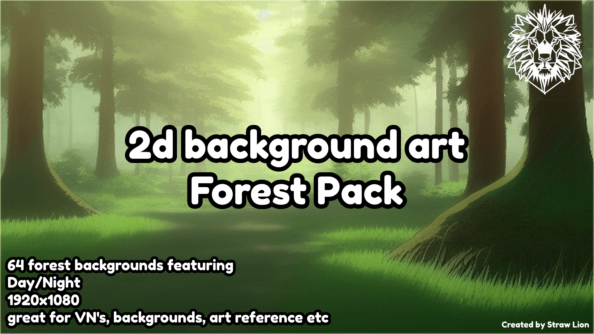 Forest Backgrounds 2d Art Pack