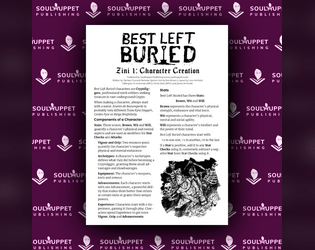 Best Left Buried: The Zini Edition   - A zini version of Best Left Buried 