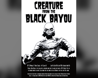 Creature from the Black Bayou   - A Creature for MÖRK BORG 