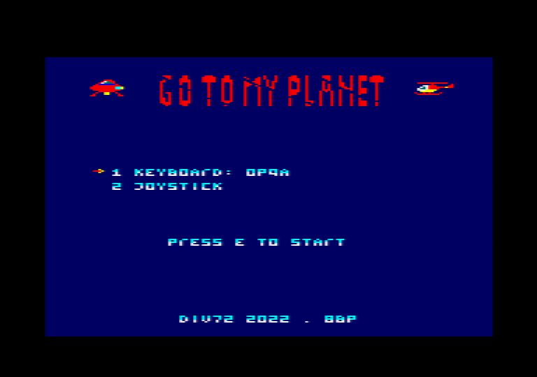 Cover image for Go to my planet