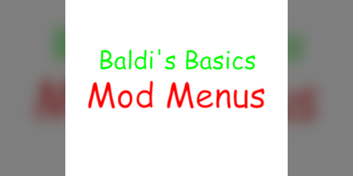 Baldi's Basics: After Hours (made using Fasguy's BBC mod menu) :  r/BaldisBasicsEdu