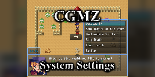 Cover image for [CGMZ] System Settings for RPG Maker MZ