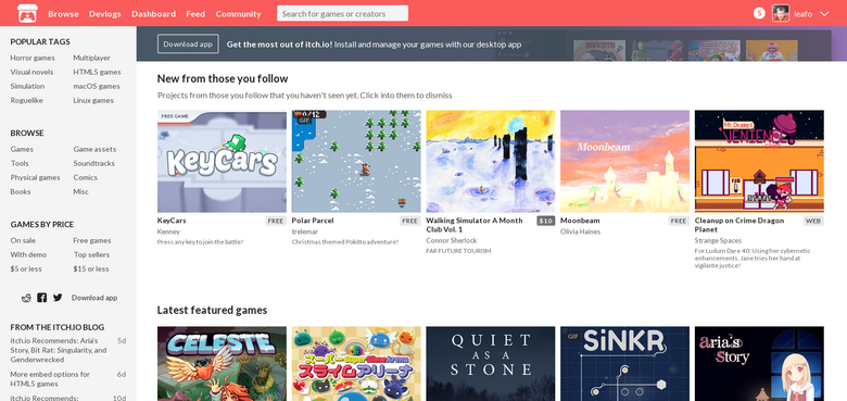 itch – Download and play the latest indie games from itch.io
