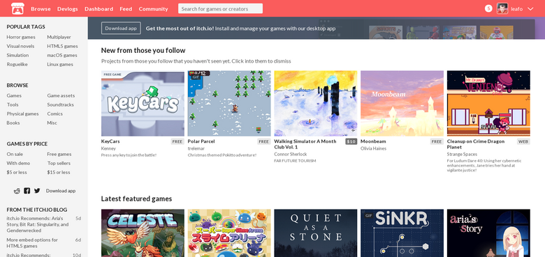 itch.io App download