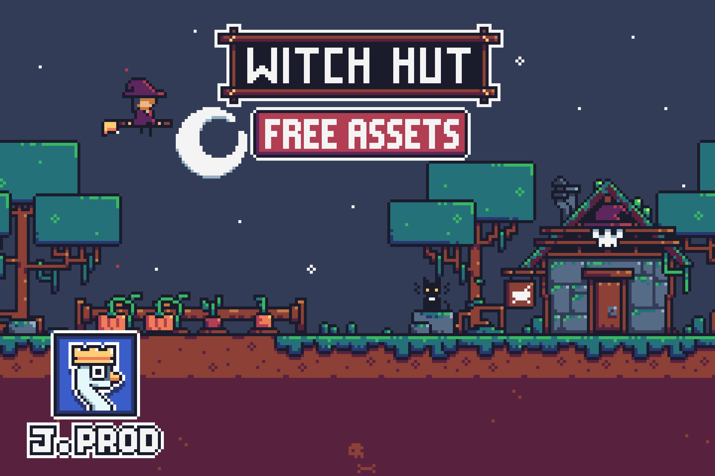 Witch Hut [16x16] Free Assets
