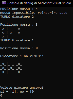Tic-Tac-Toe In C