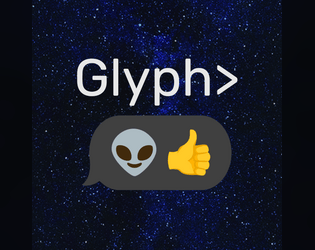 Glyph>   - An extraterrestrial being has made contact and invaded... your group chat in this text-based guessing game using emojis. 