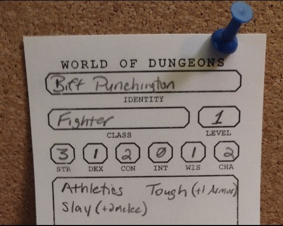 Cover image for WoDu Index Card Sized Character Record