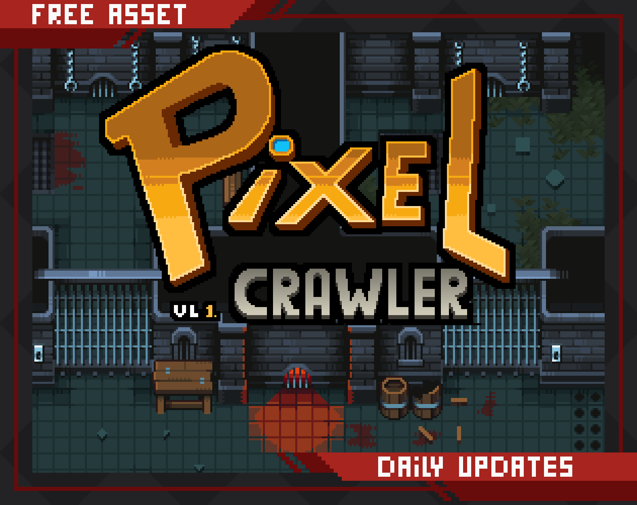 Free - Pixel Art Asset Pack - Top down RPG - 16x16 Dungeon Crawler Sprites
