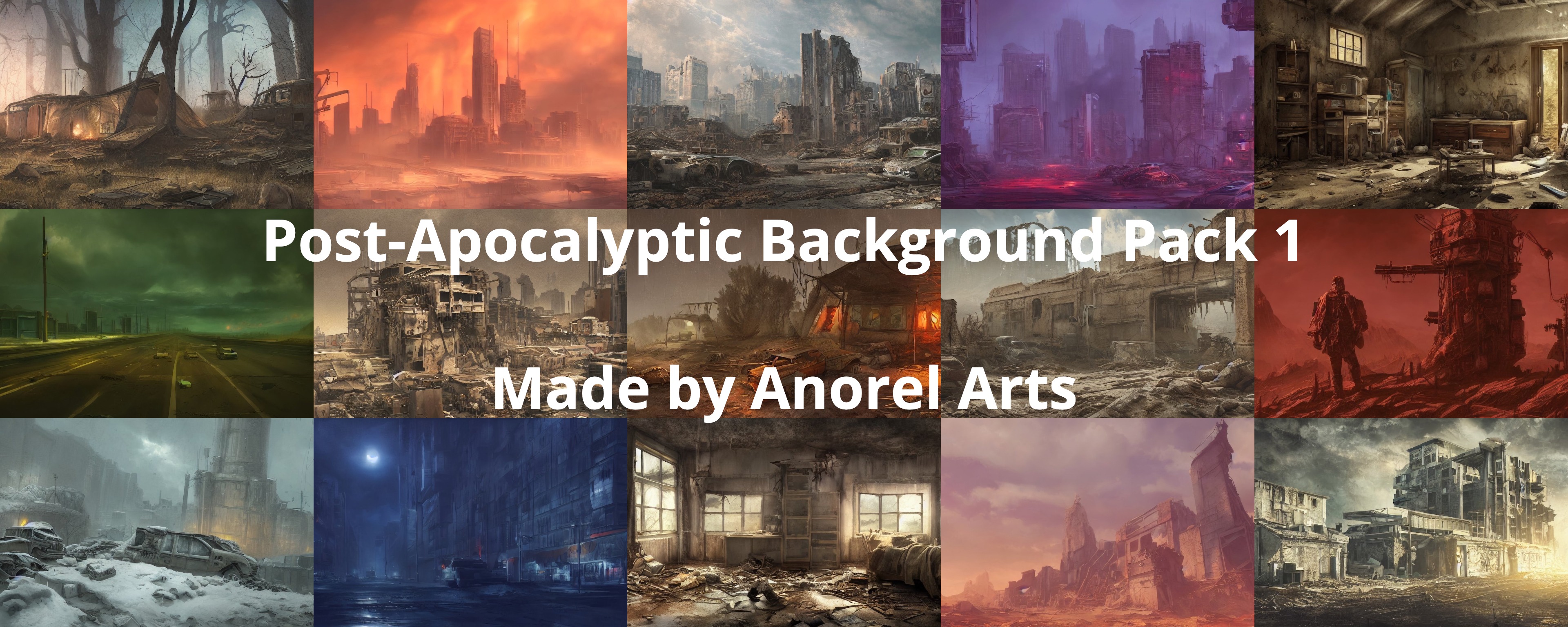 Post-Apocalyptic Background Pack 1