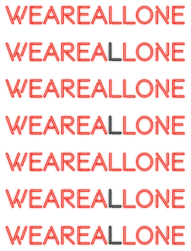 WE ARE ALL ONE