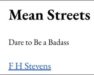 Mean Streets  