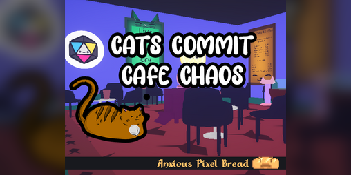 Cover image for Cats Commit Café Chaos