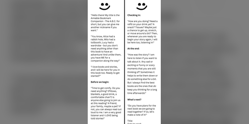 Cover image for the Amiable Bookmark Companion