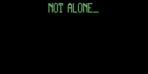 Cover image for NOT ALONE