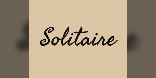 Cover image for Solitaire