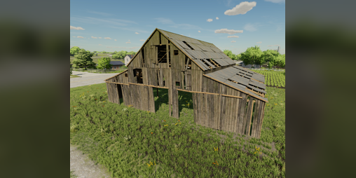 Cover image for fs22 elmcreek old barn