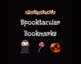 Spooktacular Bookmarks  