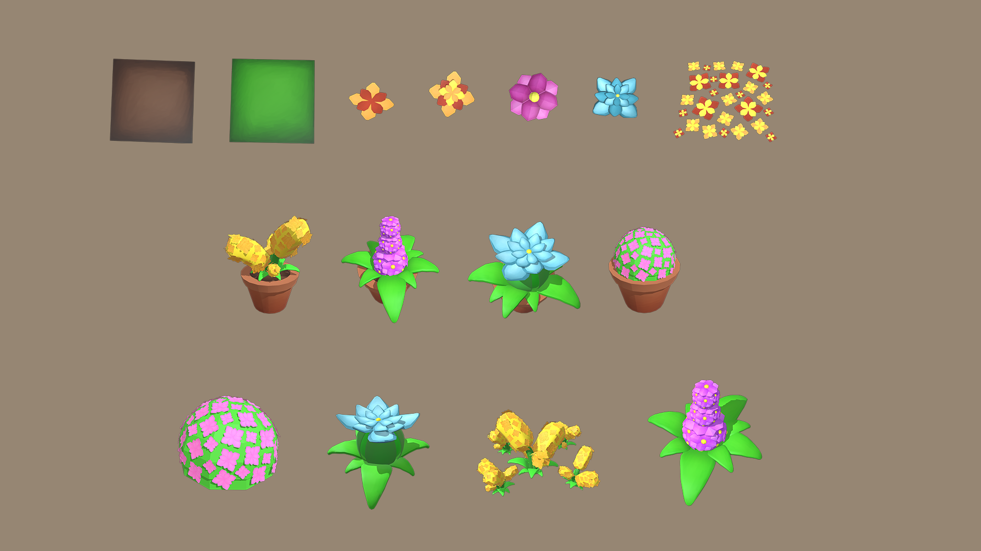 Cozy Flowers Asset Pack