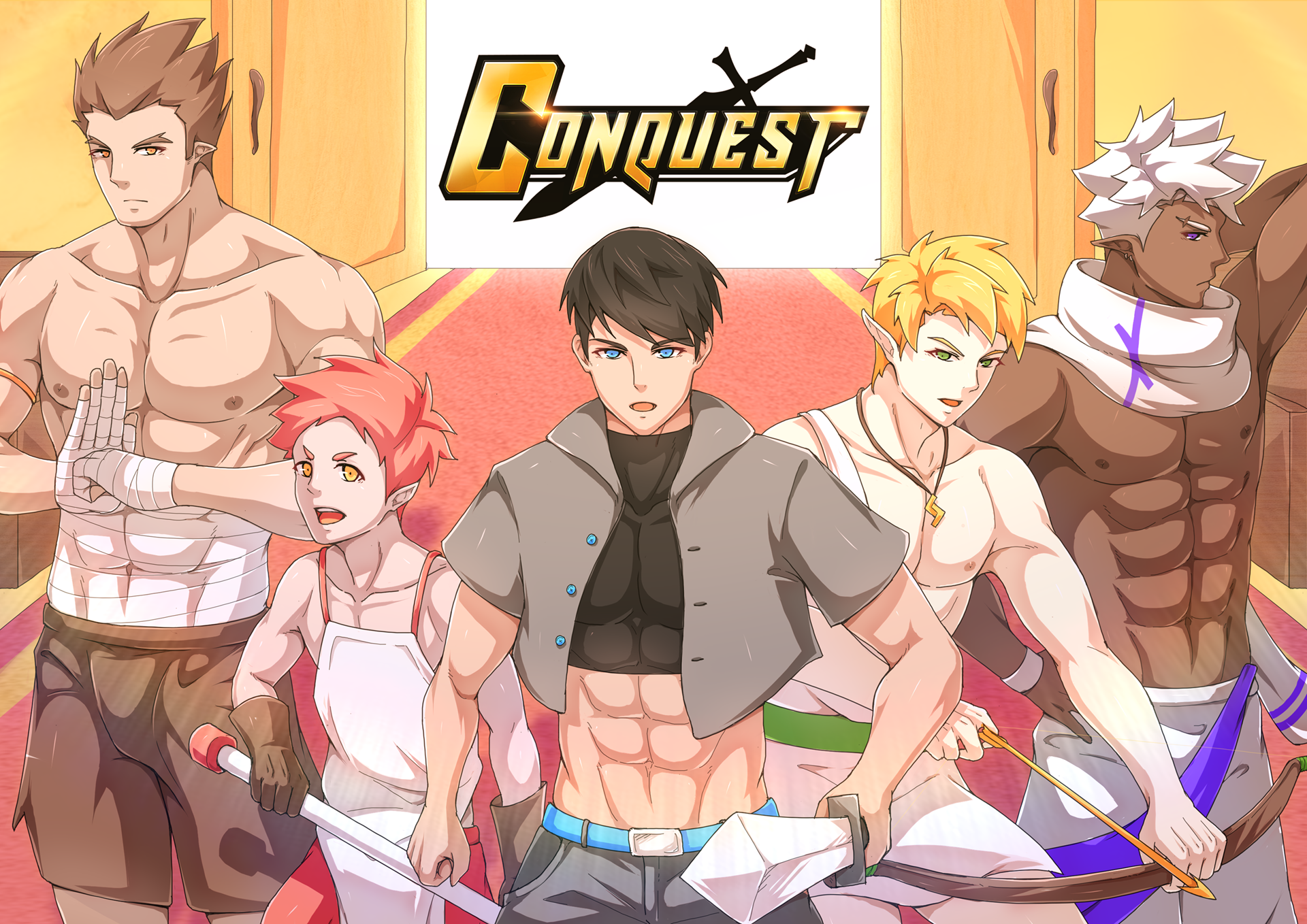 Conquest - BL/Yaoi Fighting Visual Novel