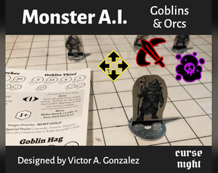 Monster A.I. - Goblins and Orcs   - Enemy A.I. Tool for TTRPG Tactical Combat 