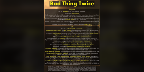 Cover image for Bad Thing Twice
