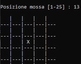 Modded Tic-tac-toe in C