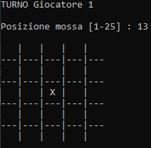Modded Tic-tac-toe in C