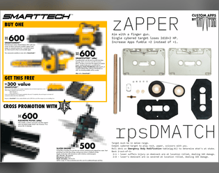 SMARTTECH™ Catalog | Compatible with CY_BORG   - Three new Smart "guns", a new pistol, a new drone and two new apps 