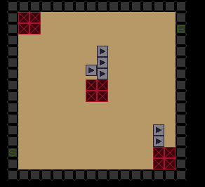 blocks falling on a grid thingy