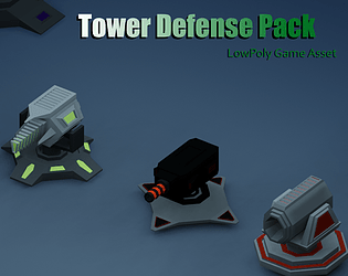 Tower Defense Towers - 3D model by indie-pixel (@indie-pixel) [ce20073]